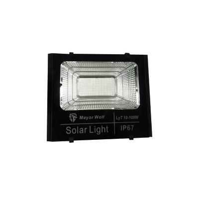 China Road Power IP65 Solar Waterproof Support Dimming Six Colors 100W Led Solar Flood Light For Landscape Lighting for sale