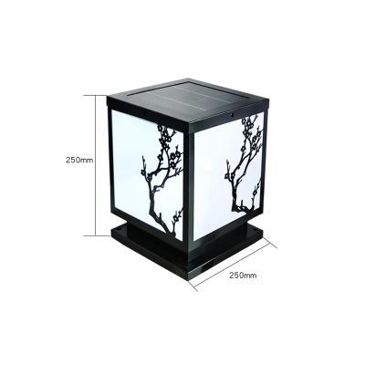 China High Quality Outdoor Solar Garden Pillar Light For Garden Landscape Decoration LED Solar Stigma Lamp for sale