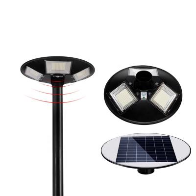 China Park 150W 200W 400W UFO All In One Solar Street Light Outdoor LED Square Lighting Lamp for sale