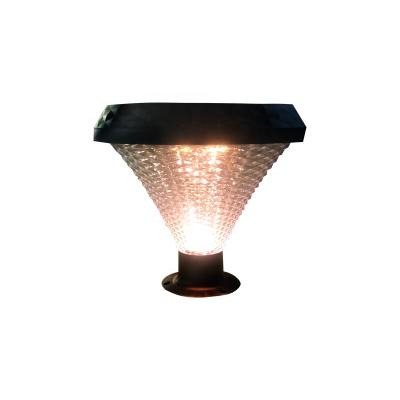 China IP65 Waterproof Garden Pillar Light Outdoor Solar Base Pathway LED Lawn Light for sale