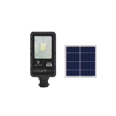 China ROAD 50W High Quality Super Bright Made in China IP65 Solar Street Light Energy Saving Outdoor Solar Wall Lighting Lamp for sale