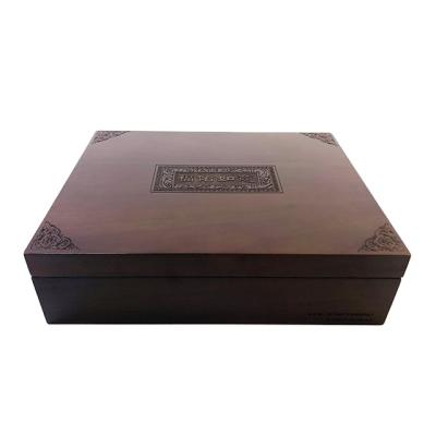 China Direct Customized Walnut Mobile Phone Solid Wood Gift Box Wood Products Factory Supply Packaging Mobile Phone Storage Wooden Box for sale