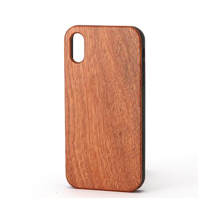 China wooden product design real bamboo cherry wood phone case for new phone xr wood phone case engraved for sale