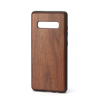 China Wood Products 2020 Best Products Cherry Wood Phone Casing For Samsung Galaxy S10 Shockproof PC Mobile Phone Bumper Accessories for sale