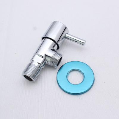 China Contemporary Wall Mounted Zinc Alloy Bathroom Faucet With Copper Core And Angle Valve Handle for sale