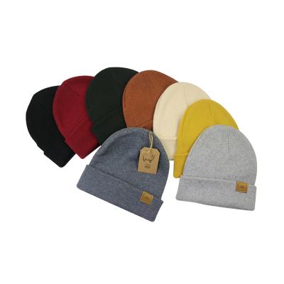 China JOINT Sewingman Merino Wool Premium No-Itch Blended Custom Slapped Rib Knit Lana Crochet Gorros Skully Beanie Winter Hats Toque Caps for sale