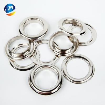 China Eco-friendly Metal Hat Eyelet Sewing Grommets Ring Round Silver Eyelet Grommets For Hat for sale