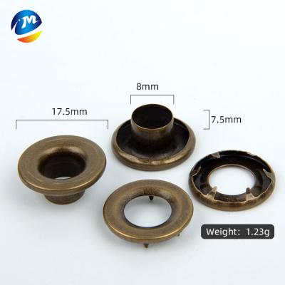 China 4mm 4mm 5mm Eyelet Ring 6mm 7mm 8mm 10mm Eco-friendly Custom Metal Eyelet Grommet 12mm 15mm 17mm Grommet For Tent for sale