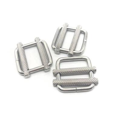 China Wholesale HardwareBeltThree-speed rectangle buckleMetalAdjusting clasp for sale