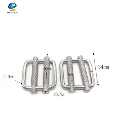 China Washable.eco-friendly.durable.attractive Metal Tri-Grip Slider Buckle Tri-Grip Buckle Adjustable Strap Buckle For Bag Purse Accessories for sale