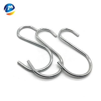 China Simple Portable Kitchen Bathroom Cabinet S Shaped Hooks Iron Metal Display Hanging Hook s for sale