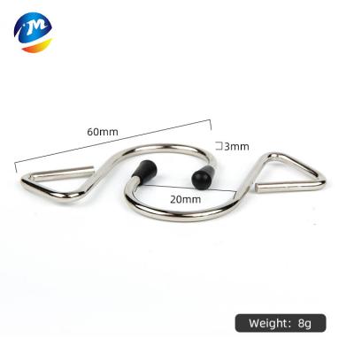 China Popular Portable Iron Metal Wire S Shape Hanger Hangs Heavy Duty Silver Big Bulk S Hook for sale