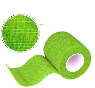 China Sport Care / Pampers Medical Nonwoven Self Adhesive Cohesive Care / Bandage Sports Tape Wrap Custom Logo Printed Cohesive Bandage for sale