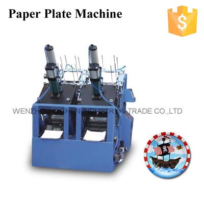 China Two Working Stations Paper Plate Making Machine Price for Sale for sale