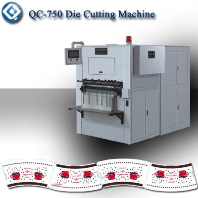 China Automatic Die Cutting Machines High Efficiency with Paper Cup Pinting for sale