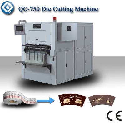 China High Speed Auto Die Cutting Machines / Paper Cup Punching Machine for sale