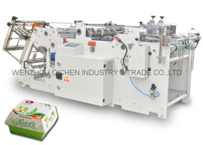 China Corrugated Paper Fast Food Container Making Machine High Output for sale