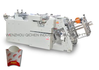 China High Capacity Food Container Paper Carton Making Machine , Paper Thickness Max 1.5 mm for sale