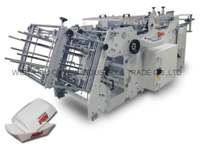 China Strong Frame Automatic Box Forming Machine With Hot Melt Glue System for sale