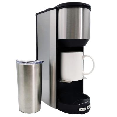 China 0.5L AUTOMATIC AROMA function (2options) GRIND and BREW portable electric coffee maker with grinder machine for sale