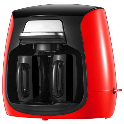 China 0.3L 500w Nylon Filter Permanent Mini Home Used Two Cup Multifunctional Mini Tea Maker Coffee and Coffee Maker for sale