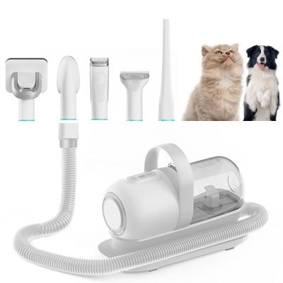 China Wholesale Professional Low Noise Vacuum Professional Pet Cat Dog Clipper Grooming Sets Viable for sale