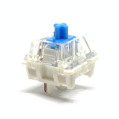 China High Quality 5PIN Blue Shaft Blue Sense Paragraph Switch Keyboard Mechanical Keys With Setting Column PG15001GT-DW for sale