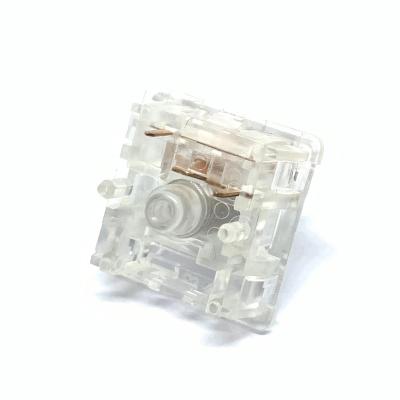 China Weikay PG1501X-PC coating switch 5pin PC full transparent shell mechanical keyboard switch PG1501X-PC for sale