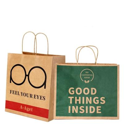 China Custom Recycled Logo Luxury Paper Bag Small Size Shopping Bag Gift Bag Manufacturer Commercial Goods Materials Sale Prices for sale