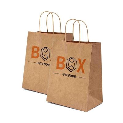 China Cheap Recycled Materials Food Grade Brown Kraft Paper Bag With Custom Logo Print Offset Printing Sandwich Paper Bags For Bakery for sale