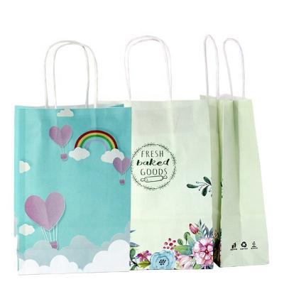 China Hot Sale Materials Glitter Style Recycled Glossy Paper Wholesale Gift Bags Greaseproof Wholesale Paper Bags Bangkok for sale