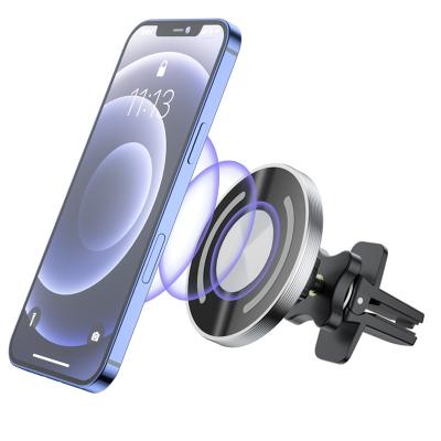 China Magnetic Adjustable Car Phone Mount 360 Rotation Air Vent Phone Mount Mobile Phone Holder For Car Fit For iPhone 12 for sale