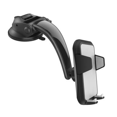 China 2021 New Car Universal Cell Phone Holder Mount Adjustable Long Arm Phone Mount Dash Hands Windshield Compatible With All Mobile for sale