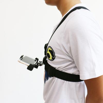 China New Hot Selling Adjustable Chest Belt Strap Harness Mount Holder Body Strap Adjustable For Mobile Phone DV for sale