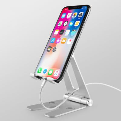 China 2021 PORTABLES New Hot Selling Adjustable Cell Phone Stand Folding Mobile Phone Laptop Desk Stand Holder For iPhone MT800 for sale