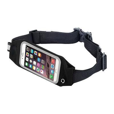 China New Customized Anti-fall Fashion Belt Bag Waist Pack Phone Holder Waterproof Sports Belt Running Bag for sale