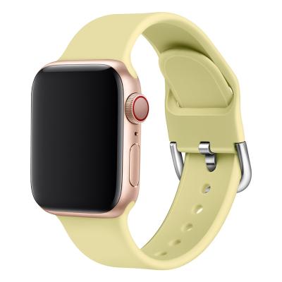 China Hot New 38 42 40 44mm For Apple Watch Band For Apple Watch Strap Silicone Band Smart Watch Band Accessories 38mm 42mm for sale