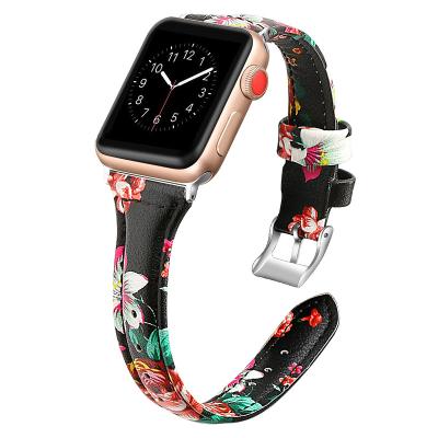 China 2021 Hot New 38 42mm For Apple Watch Band For Apple Watch Strap Band Smart Watch Band Leather Accessories 38mm 42mm for sale