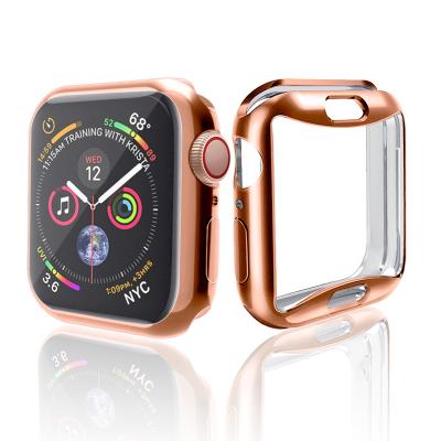 China 100%Eco-friendly hot sale For Apple Watch 4 3 2 1 Watch Boxes 38MM 42MM 40MM 44MM Apple Watch Transparent Color TPU Screen Protector for sale