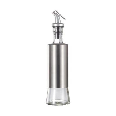 China Wholesale Custom Steamable Oil Dispenser Salad Dressing Condiment Serve Bottle With Stainless Steel Oil Bottle for sale