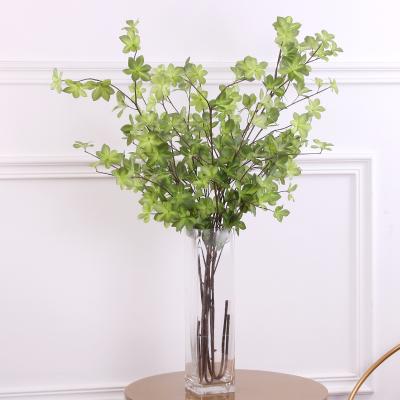 China High simulation hot-selling simulation flower Rose Single Branch Vase Flower home decoration burst plant for sale