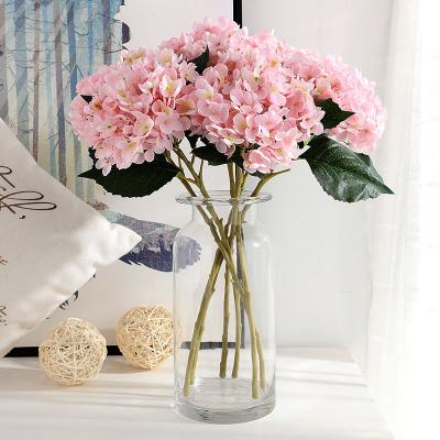 China European style high quality artificial silk flower ball high simulation large hydrangea flower ball for wedding for sale