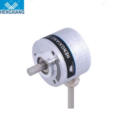 China SJ38 Encoder NPN PNP Absolute Open Collector Output Gray Code 6mm Parallel Solid Shaft Industrial Encoder SJ38 Absolute Encoder for sale