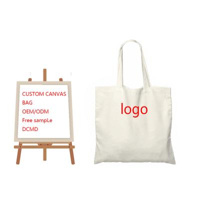 China Custom Promotional Friendly Reusable Reusable Shopping Nylon Tote Bags Nylon Women's Tote Bag Cotton Canvas Tote Bags White for sale