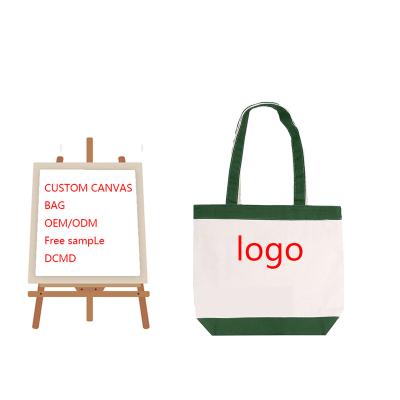 China Custom Factory Designed Large Canvas Carry Bag Natural Cotton Tote Bag Custom Printed Logo Supplier Eco Shopping Promotional Bag for sale