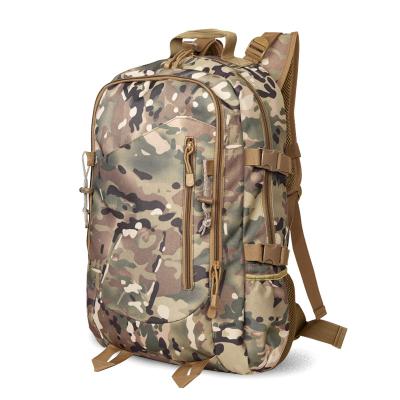 China Camouflage waterproof hike bags backpack nylon material ripstop mochila tatica rucksack camping backpack army for sale