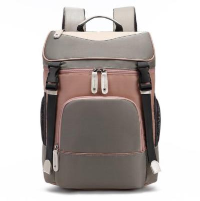 China Water Resistant Leather Diaper Bag Backpack Diaper Baby Bags Diaper Baby Bags For Mom for sale