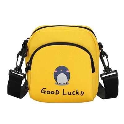 China Mini Shoulder Bags Kids Kindergarten Kindergarten Yellow Cross Comfortable Cute Custom Sling Bag - Body Bag for sale