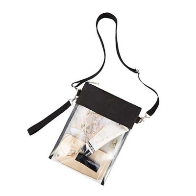 China Daily Hot Selling PVC Clear Shoulder Bag Cross Body Bag Transparent Shoulder Bag for sale