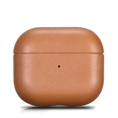 China For Earphone ICARER Full Design Detachable Leather Case For AirPods 3 Protective Leather Case For AirPods 3 for sale